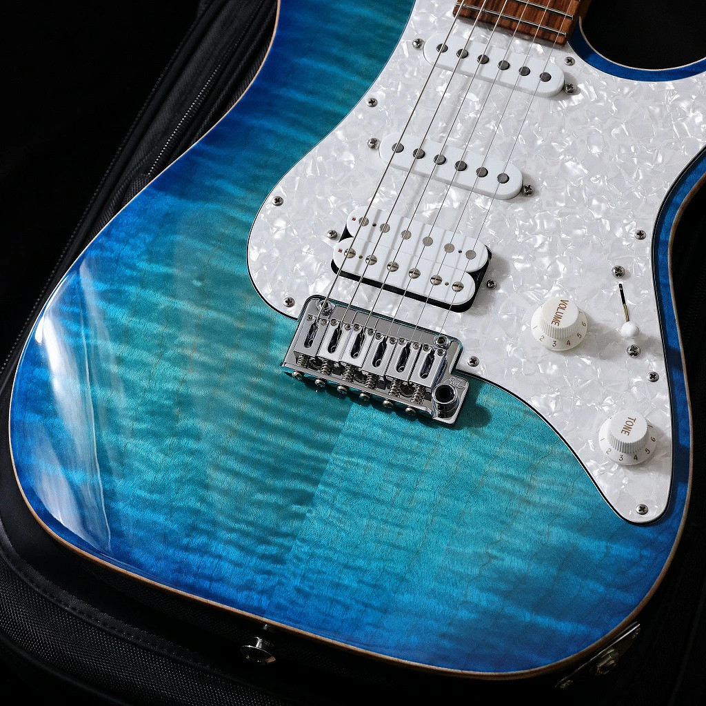 Suhr / Je Line Standard Plus Mh Bahama Blue Burst Roasted Maple Neck