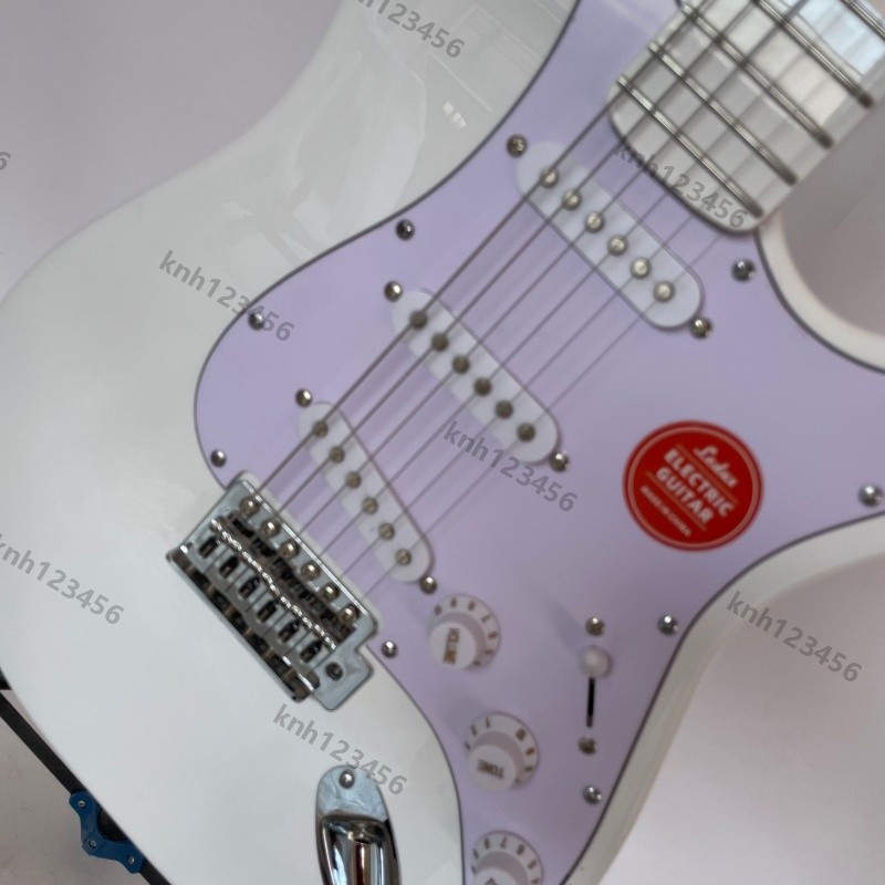 ST Solid Body Electric Guitar Bone Nut Stainless Rounded Fret Edge C Shape Neck