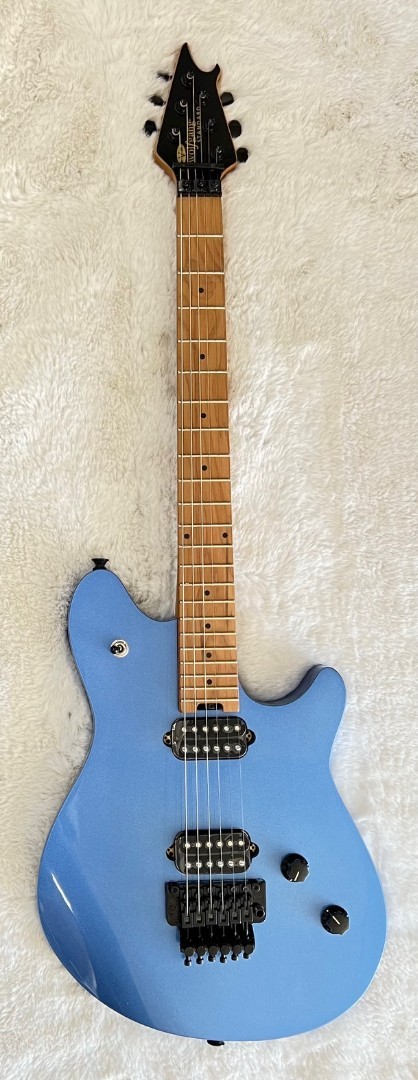EVH Wolfgang Standard Electric Guitar, Baked Maple Fingerboard, Pelham Blue
