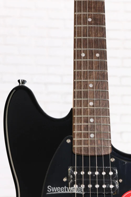 Squier Sonic Mustang HH Electric Guitar – Black, Laurel Fingerboard
