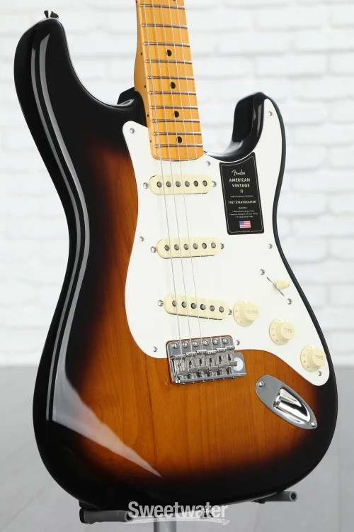 Fender American Vintage II 1957 Stratocaster Electric Guitar – 2-Color Sunburst