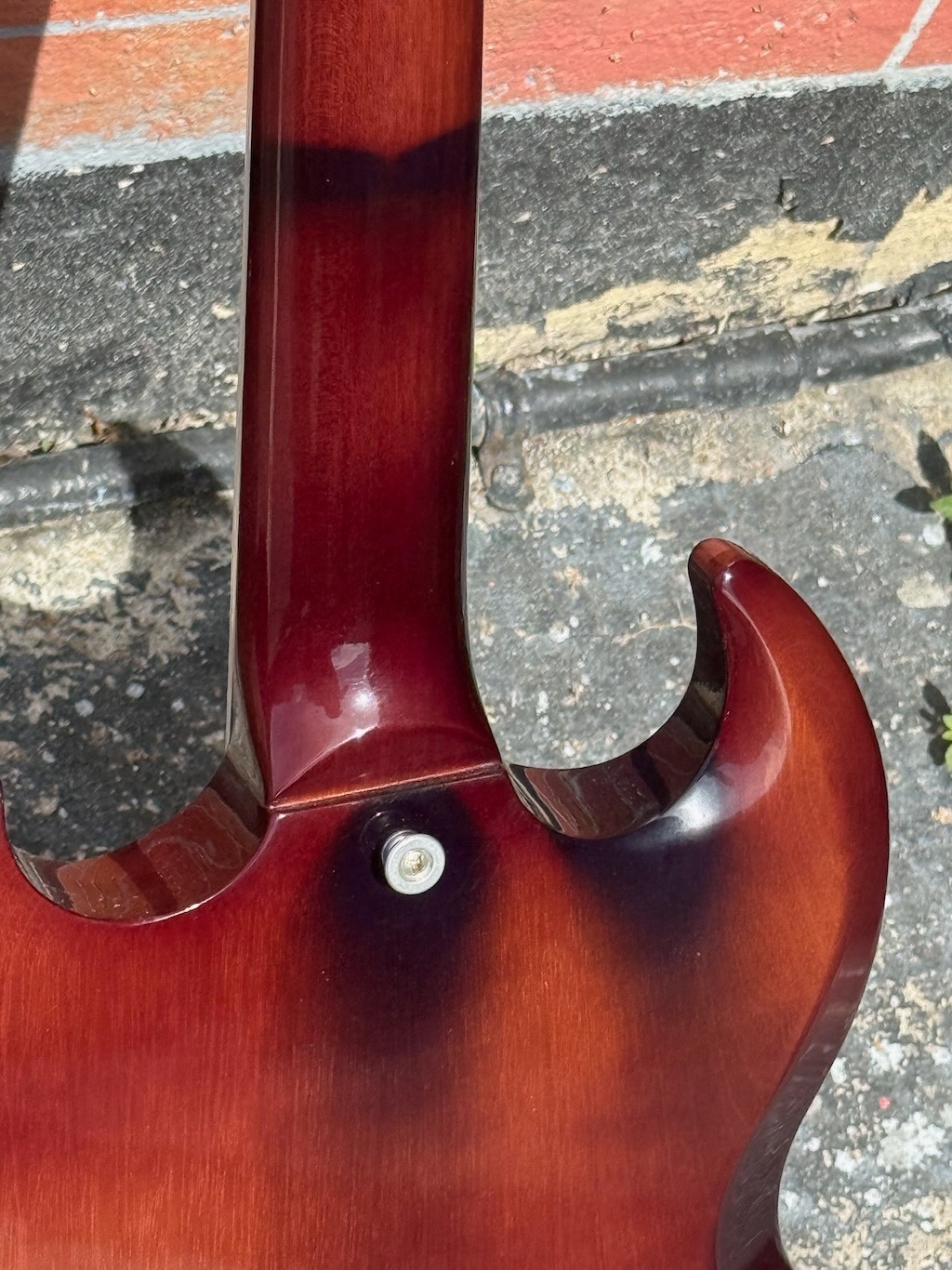 2022 Gibson SG Modern a takeoff on an SG Custom in a stunning Blueberry Fade !
