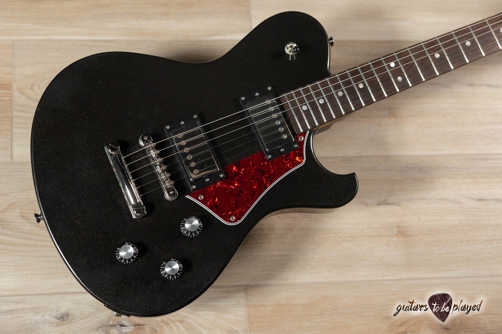 Starr Guitars Hustler Seymour Duncan HB Guitar w/ Case – Black Diamond Firemist