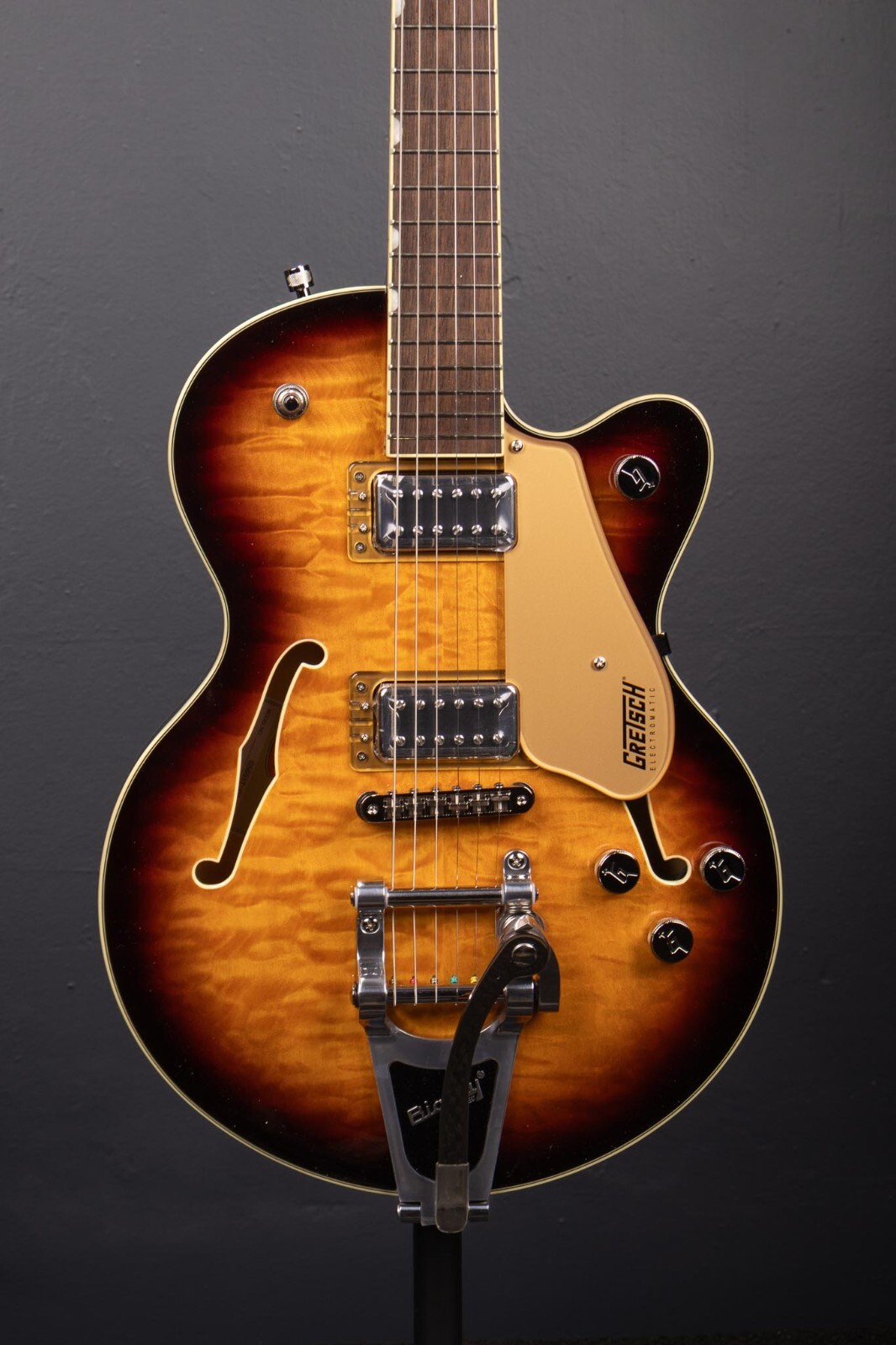 Gretsch G5655T-QM Electromatic Center Block Jr. Semi-hollowbody – Sweet Tea