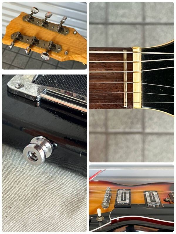 Electric Guitar KEY K-20T SG Style 1970s Sunburst Vintage MIJ Japan