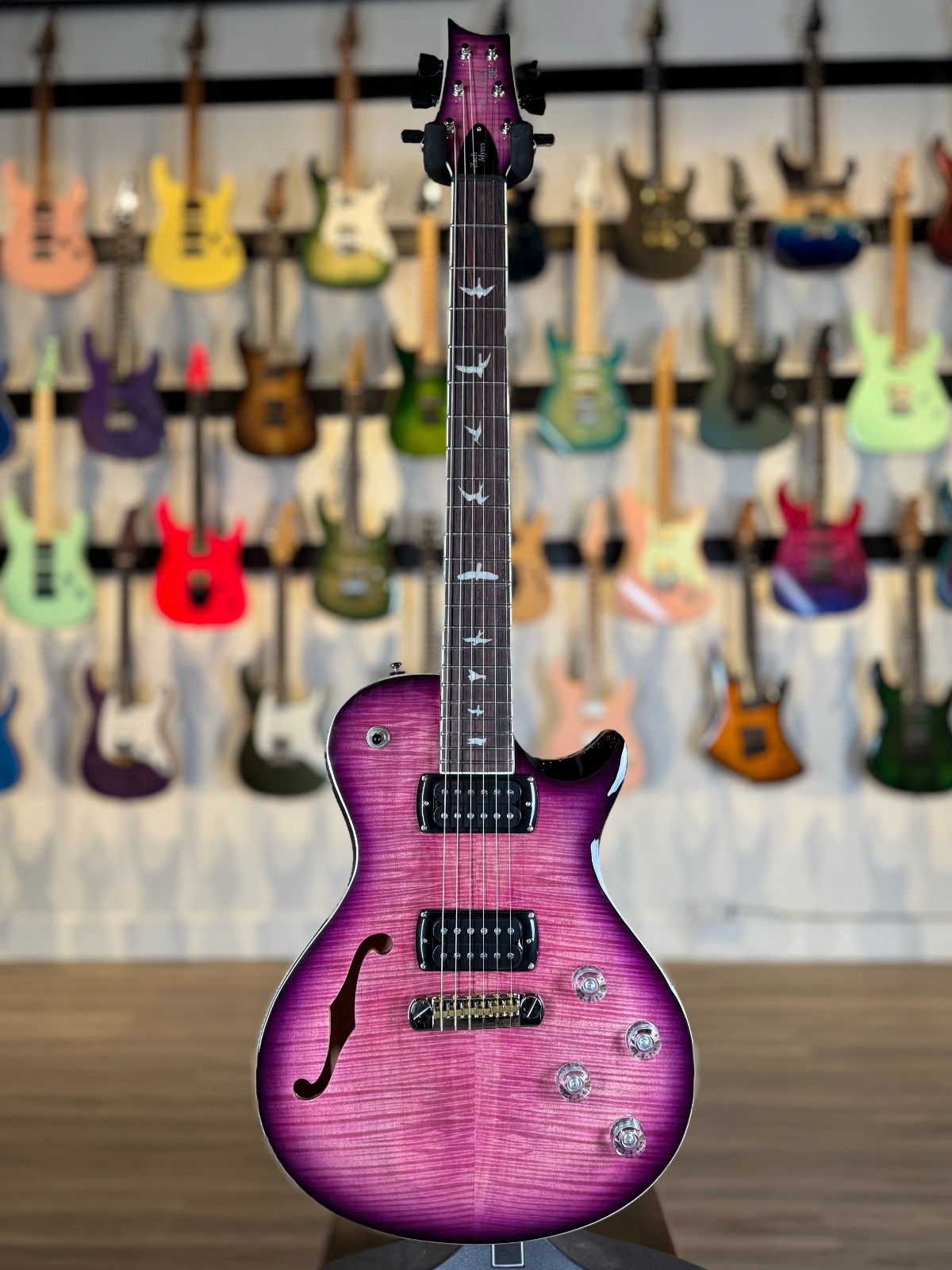 PRS SE Zach Myers Signature Singlecut – Elderberry Burst – Flame Maple
