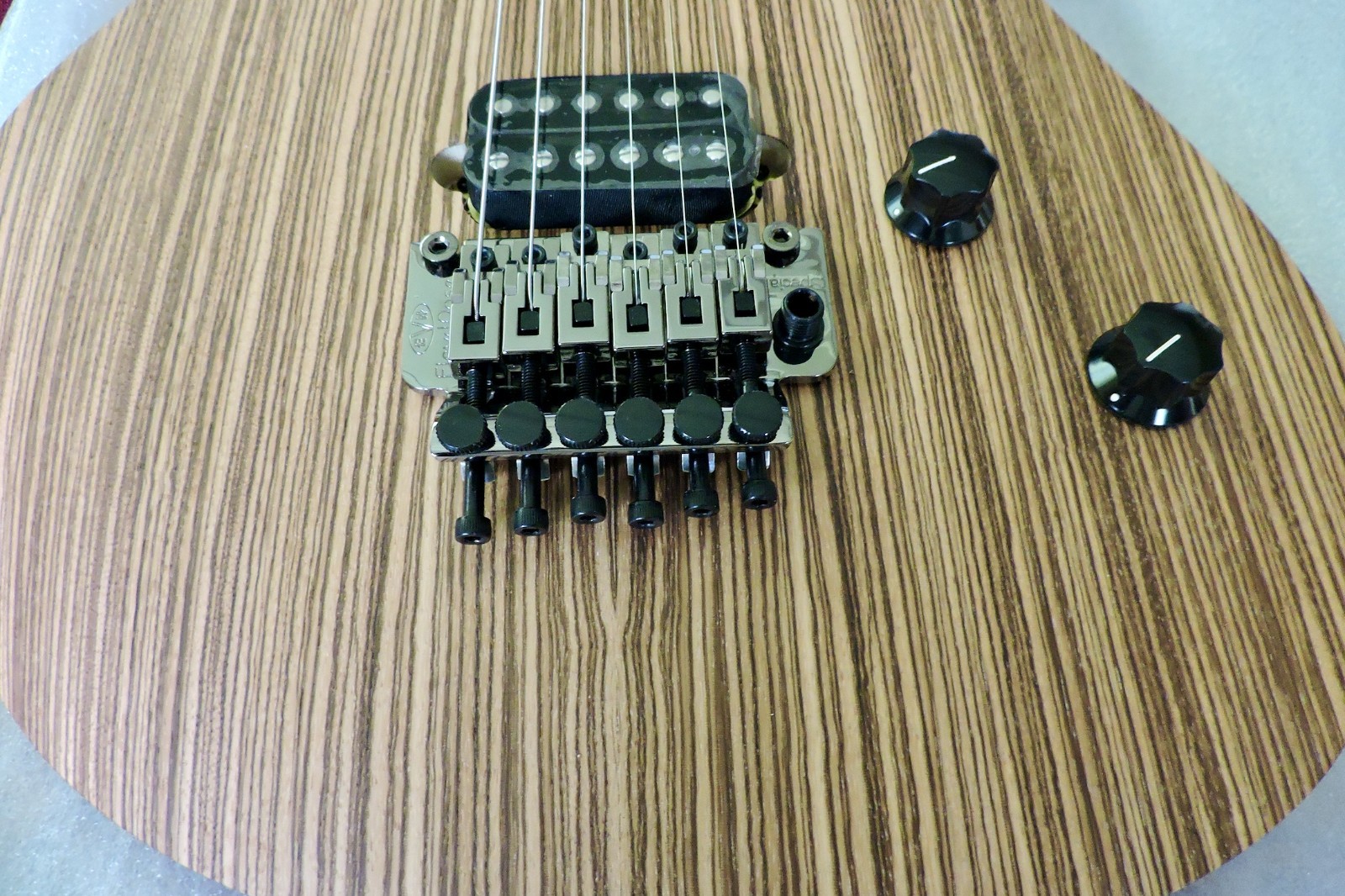 Used EVH Wolfgang WG Standard Exotic Zebrawood Electric Guitar – Natural