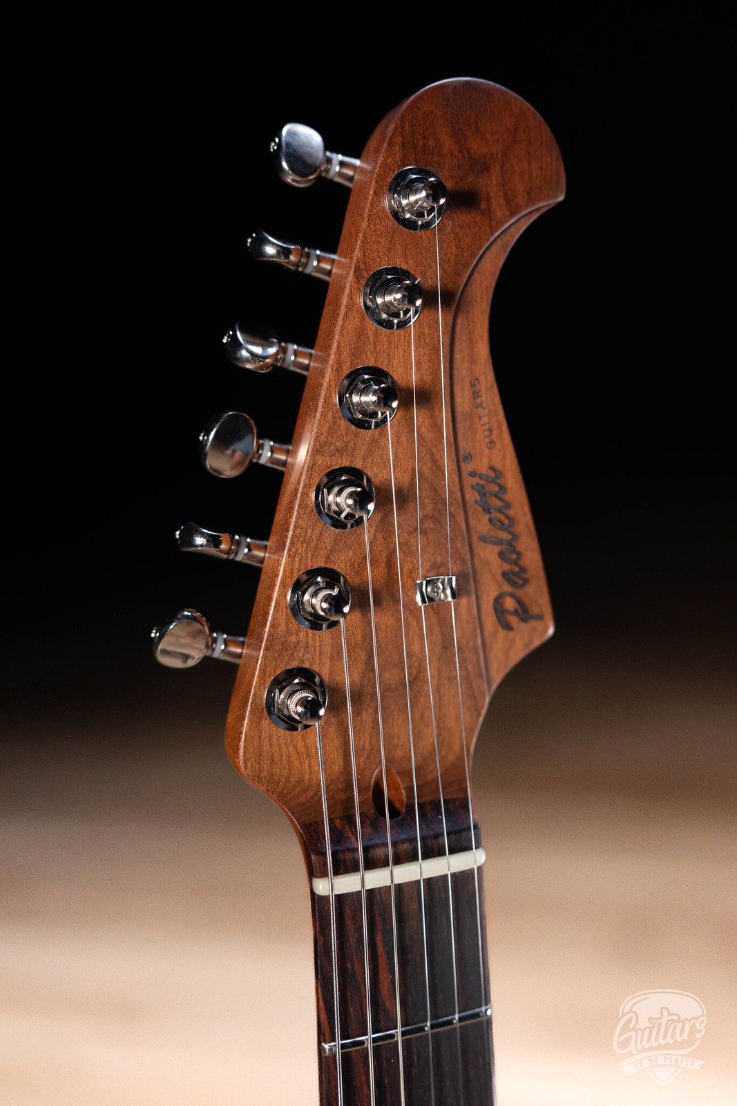 Paoletti Alfa Loft HSS Ebony Fretboard “Stratospheric” S-Style – Heavy Deep Blue