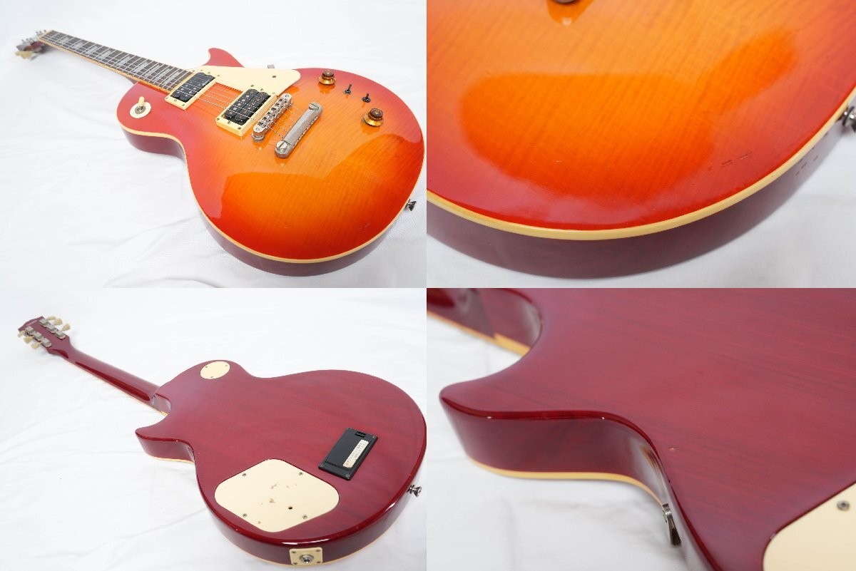 Electric Guitar Burny RLG-55S 2002 Vintage Cherry Sunburst Japan S/N FG02080875