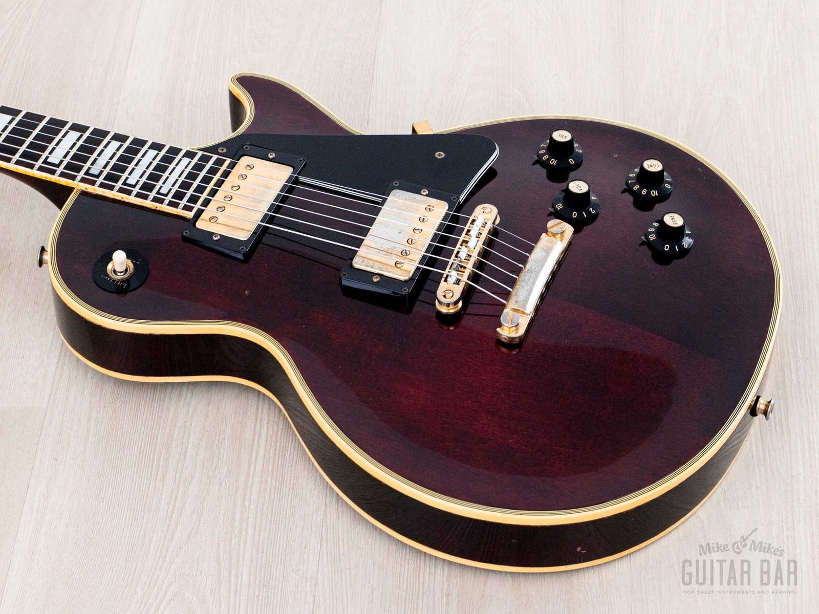 1976 Greco EG1000 Custom Wine Red, 100% Original w/ Maxon U-3000, Case