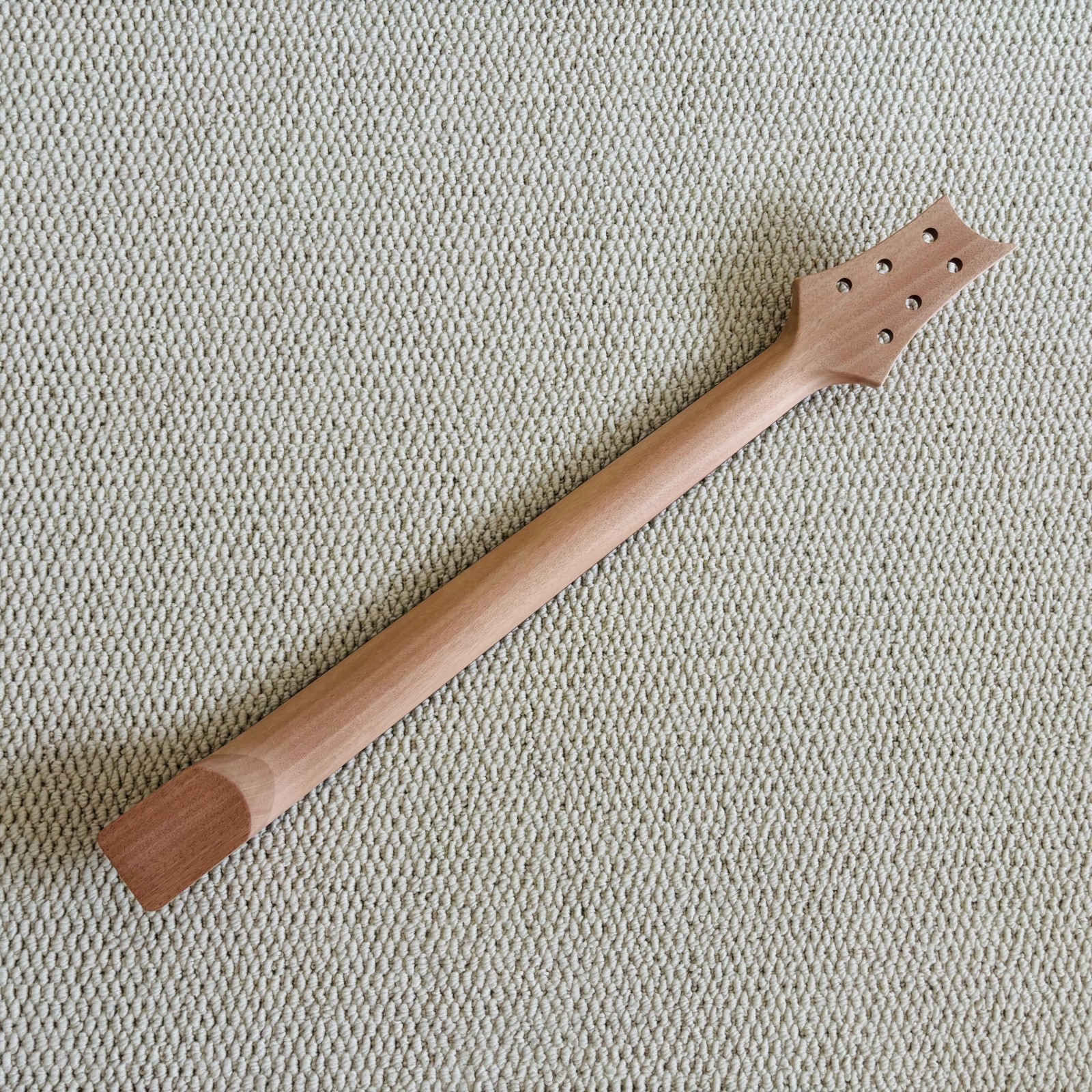 DIY Electric Guitar Unfinished Kit Flame Maple Top Wraparound 6 String BK Part