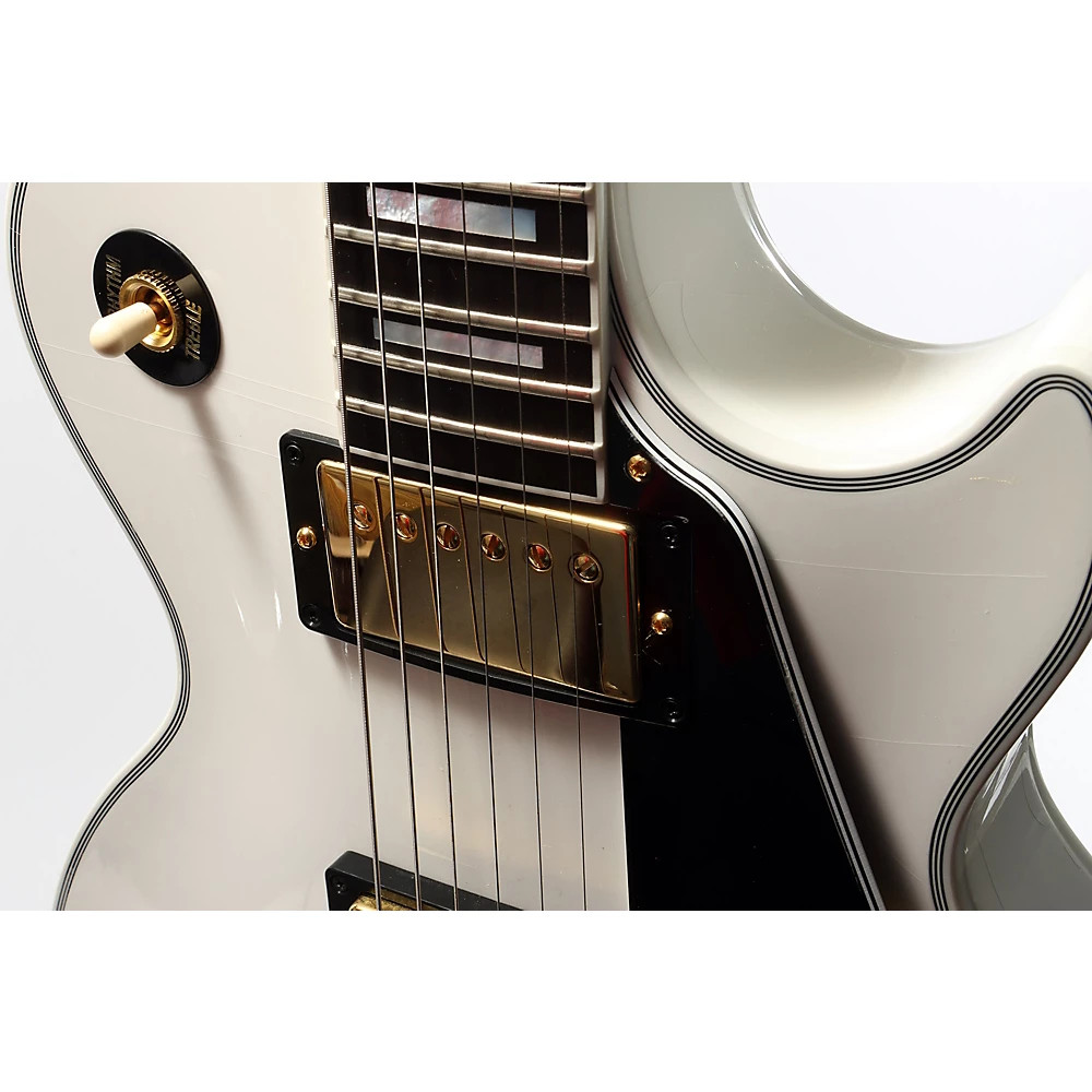 Gibson Custom Les Paul Custom Electric Guitar Alpine White 197881487522 OB