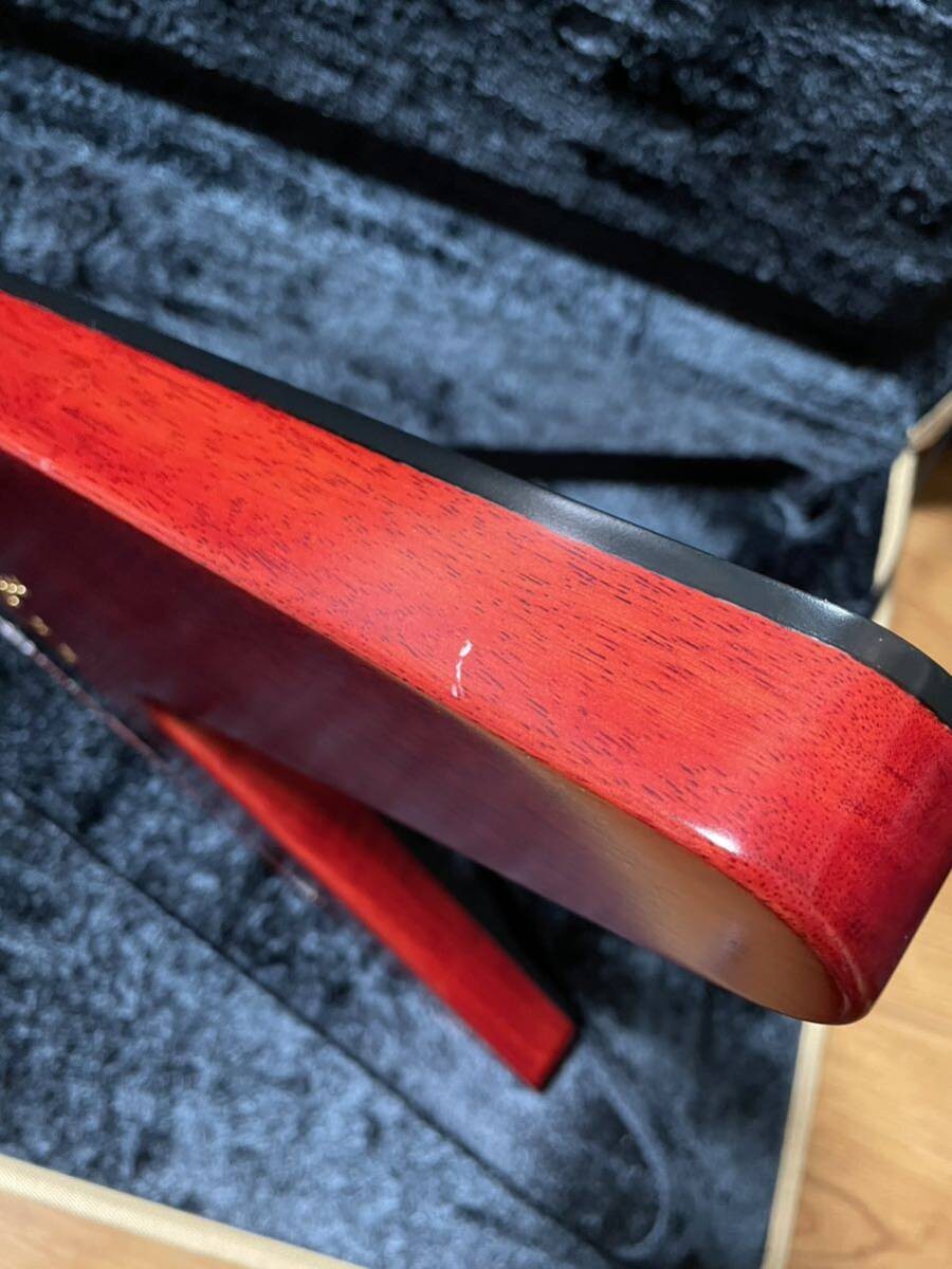 Tak Burst Esp Custom Made Flying V Jacaranda Fingerboard