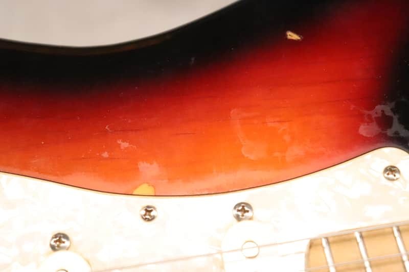 Harmony H-80 Strat Style Electric Guitar Sunburst Finish 1980’s