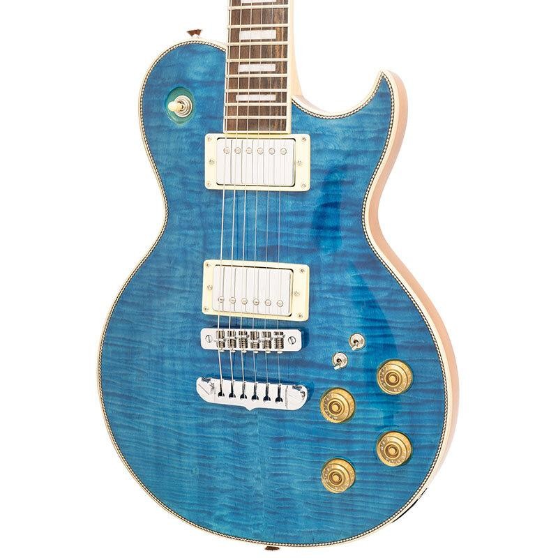 AriaProII PE-700 SBL See-through Blue Aria See-through Blue Les Paul Type