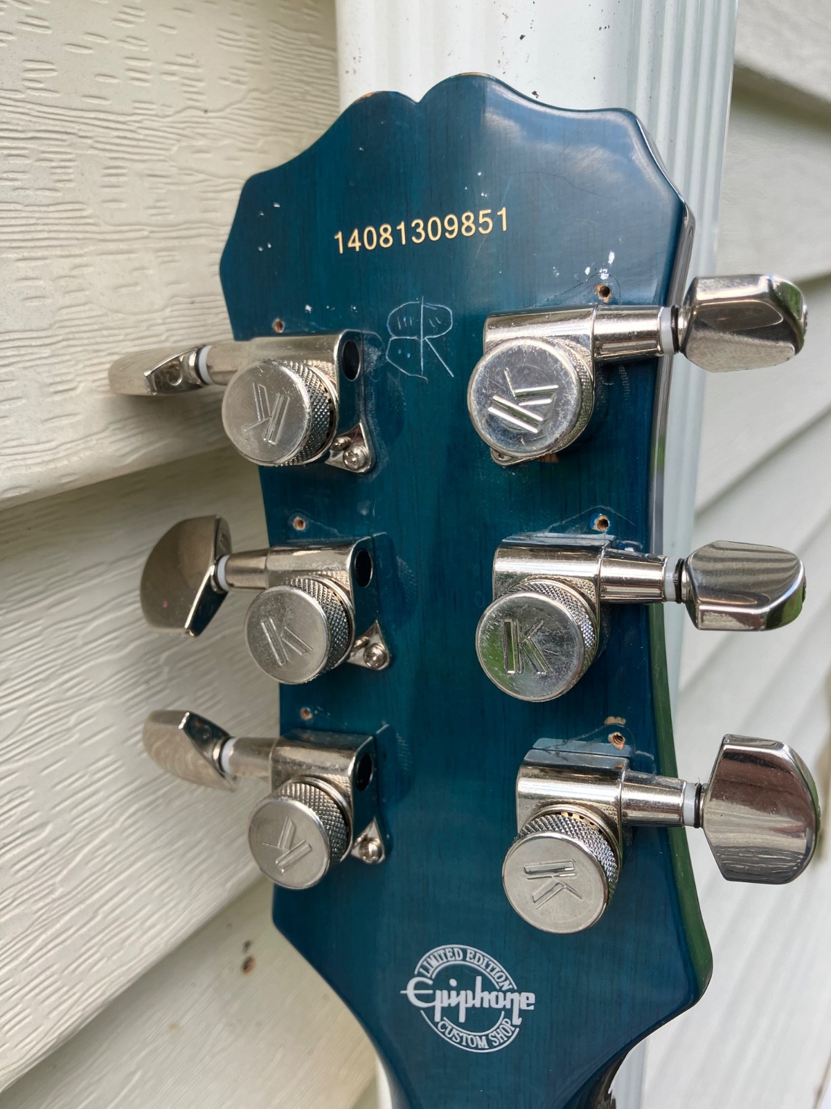 Epiphone Les Paul Special II Limited Edition Blue Locking Tuners Railhammer PU