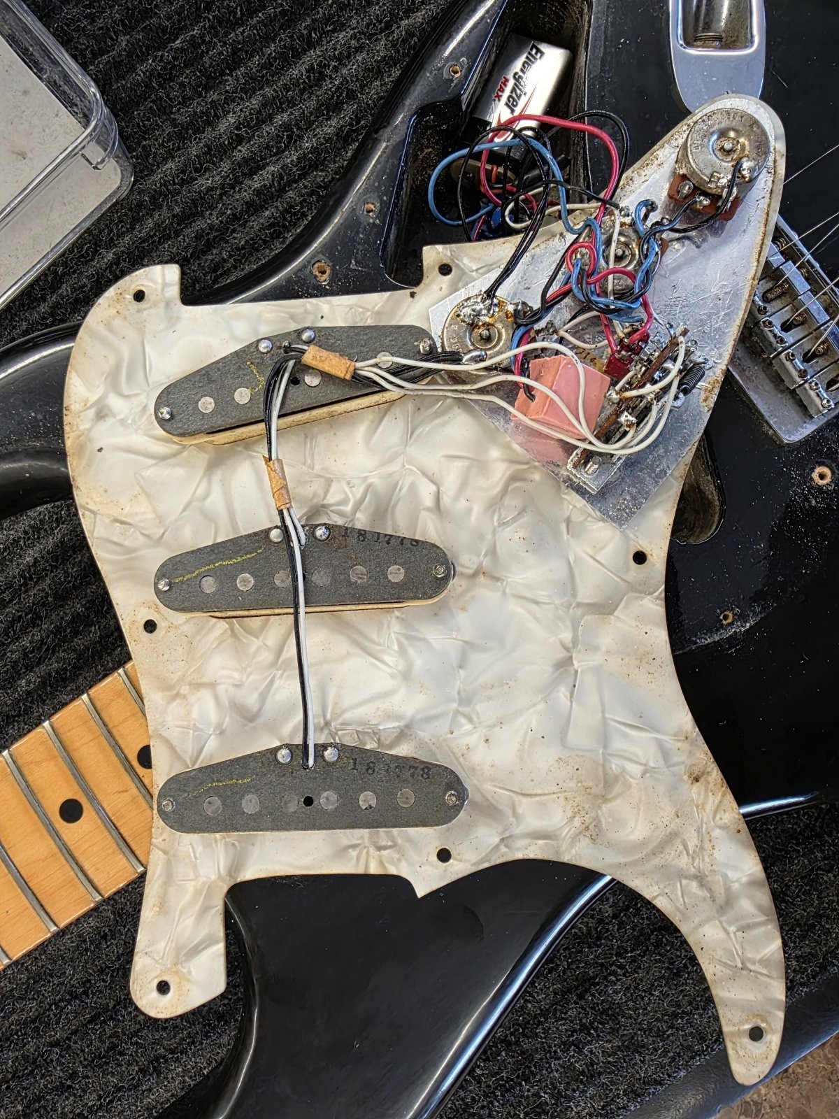 Vintage Fender 1978 Stratocaster Hardtail w/ Built in Pre Amp Boost & Hard Case
