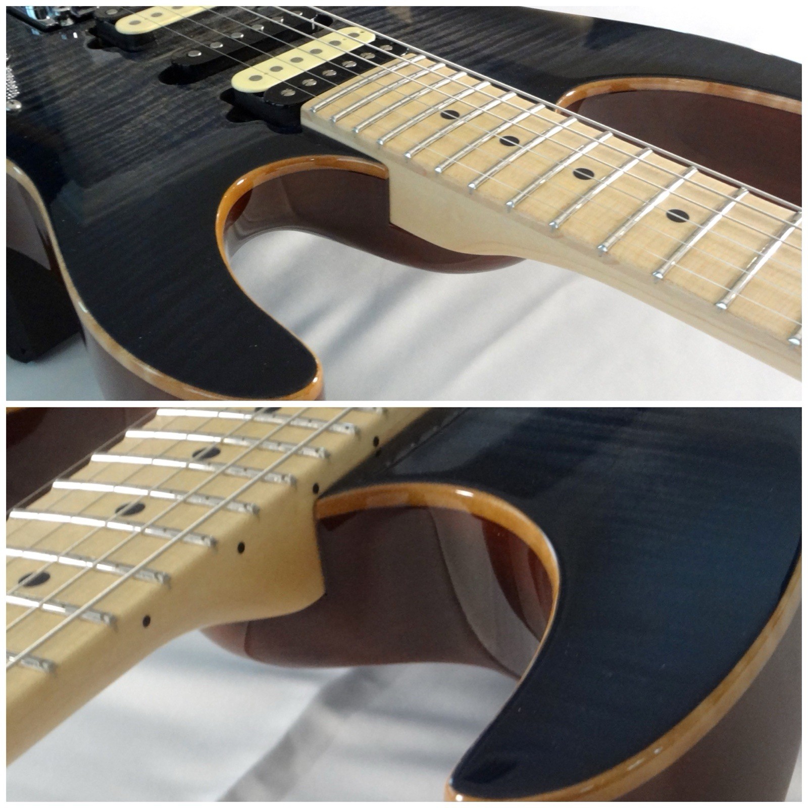 Suhr Modern Pro M6 – Faded Whale Trans Blue Burst – Special Run – Gotoh Floyd