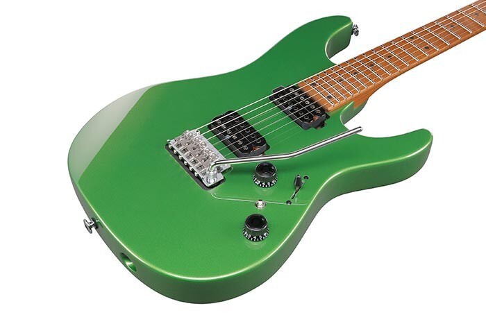 Ibanez AZ2402 Prestige Electric Guitar Apple Green Metallic + Hard Case NEW