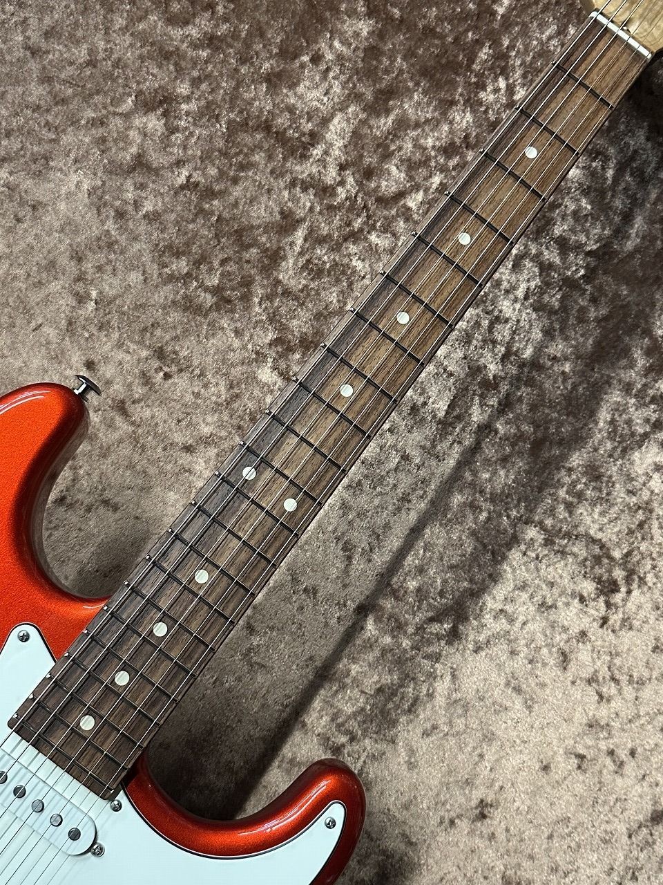 Suhr Je-Line Classic S Antique Roasted Flame Maple -Candy Apple Red- 3.59Kg Safe