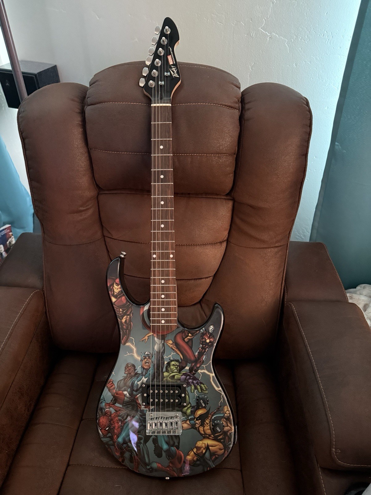 Peavey Rockmaster Limited Marvel Avengers 6-String Electric Guitar w/ Strap