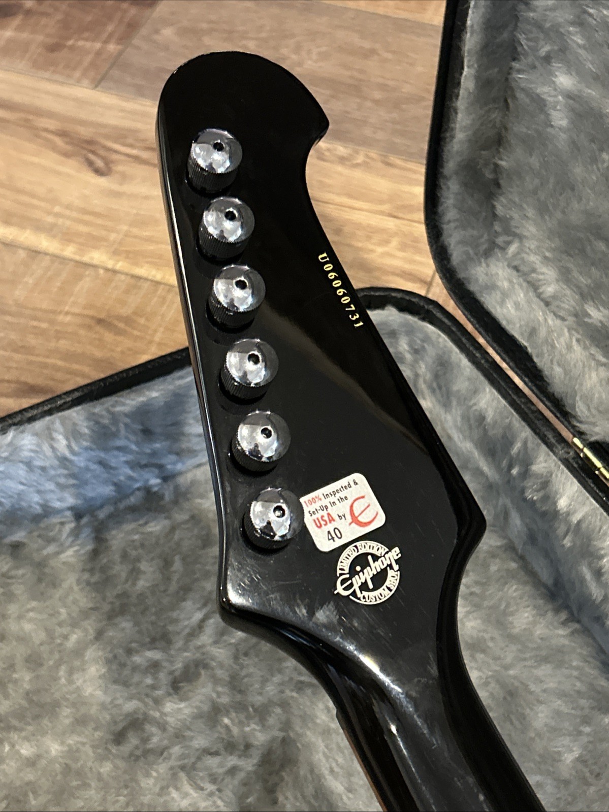 Epiphone Firebird Vintage Sunburst Comes With Hard Case Nice Shape U06060731
