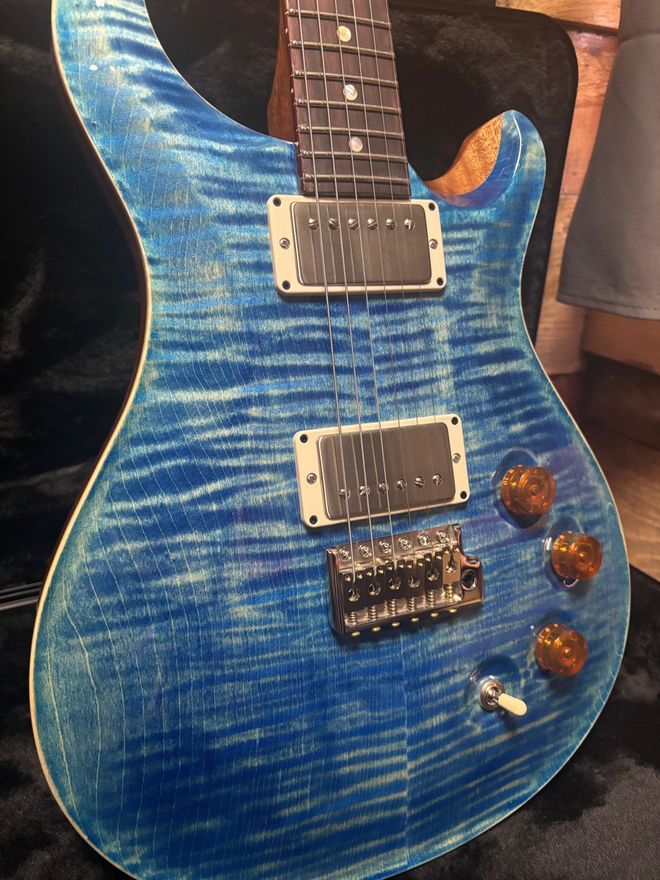 PRS DGT Moons Faded Blue Jean w/case