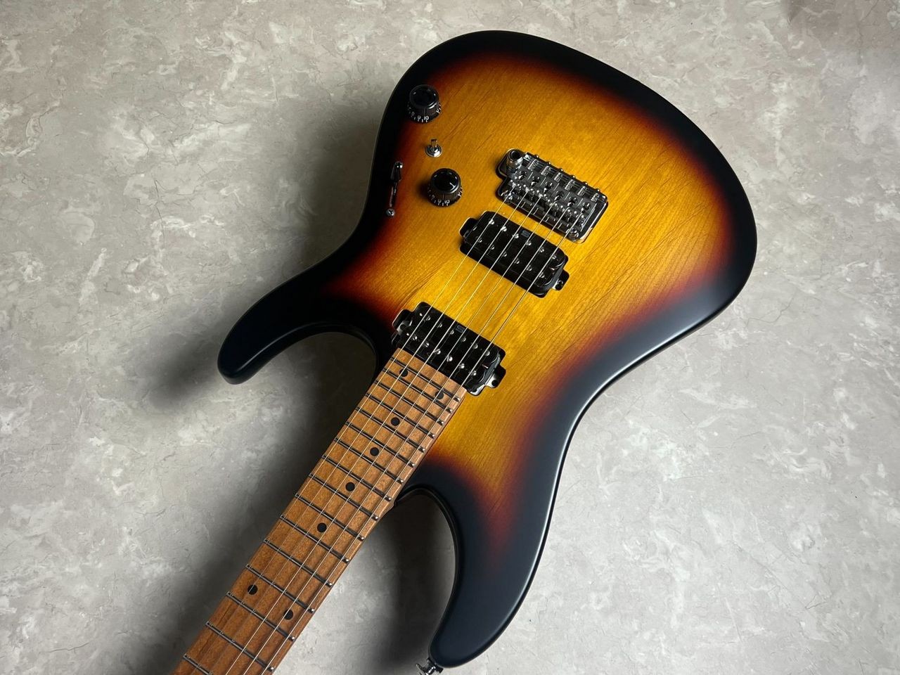 Ibanez AZ2402 Tri Fade Burst Flat Electric Guitar Stainless Fret Used