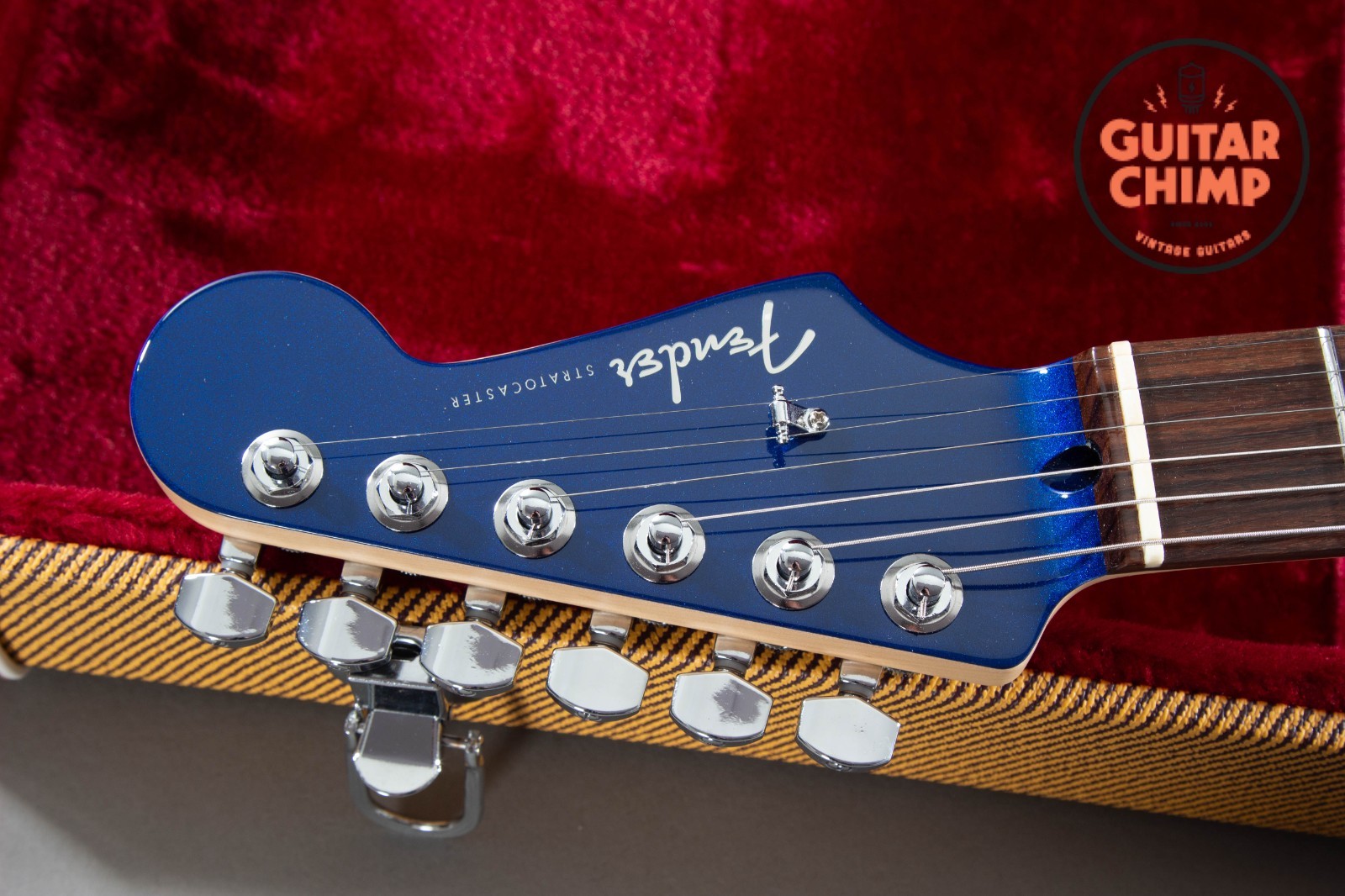 2021 Fender Japan MIJ Modern Stratocaster HH Deep Ocean Metallic w/ Tweed Case