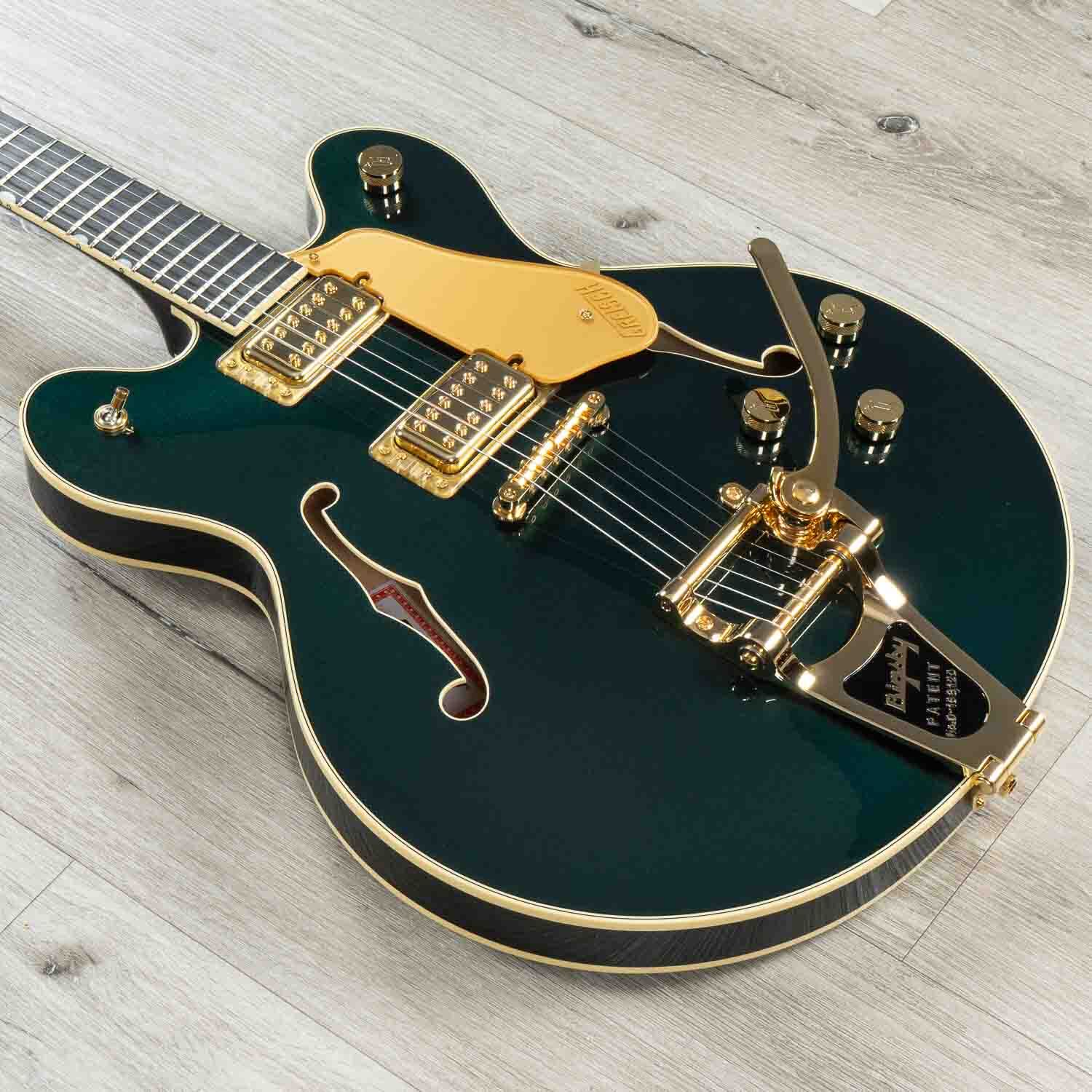 Gretsch Professional Broadkaster LX Center Block Bigsby Guitar, Cadillac Green