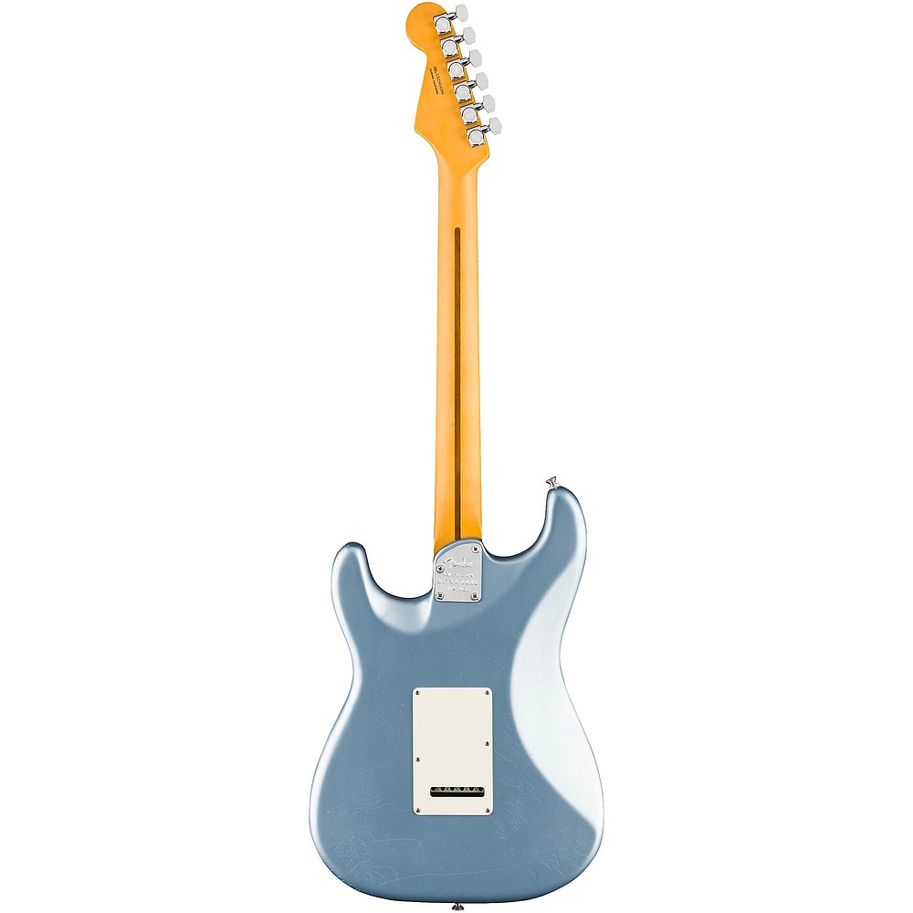 Fender American Ultra Luxe Vntg 60s Stratocaster Rosewd FB Guitar Ice Blu Mtllc
