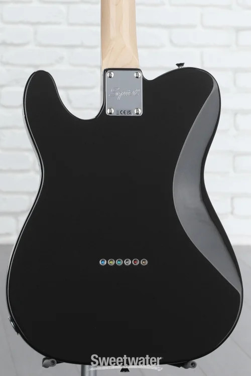 Squier Paranormal Esquire Deluxe Solidbody Electric Guitar – Metallic Black