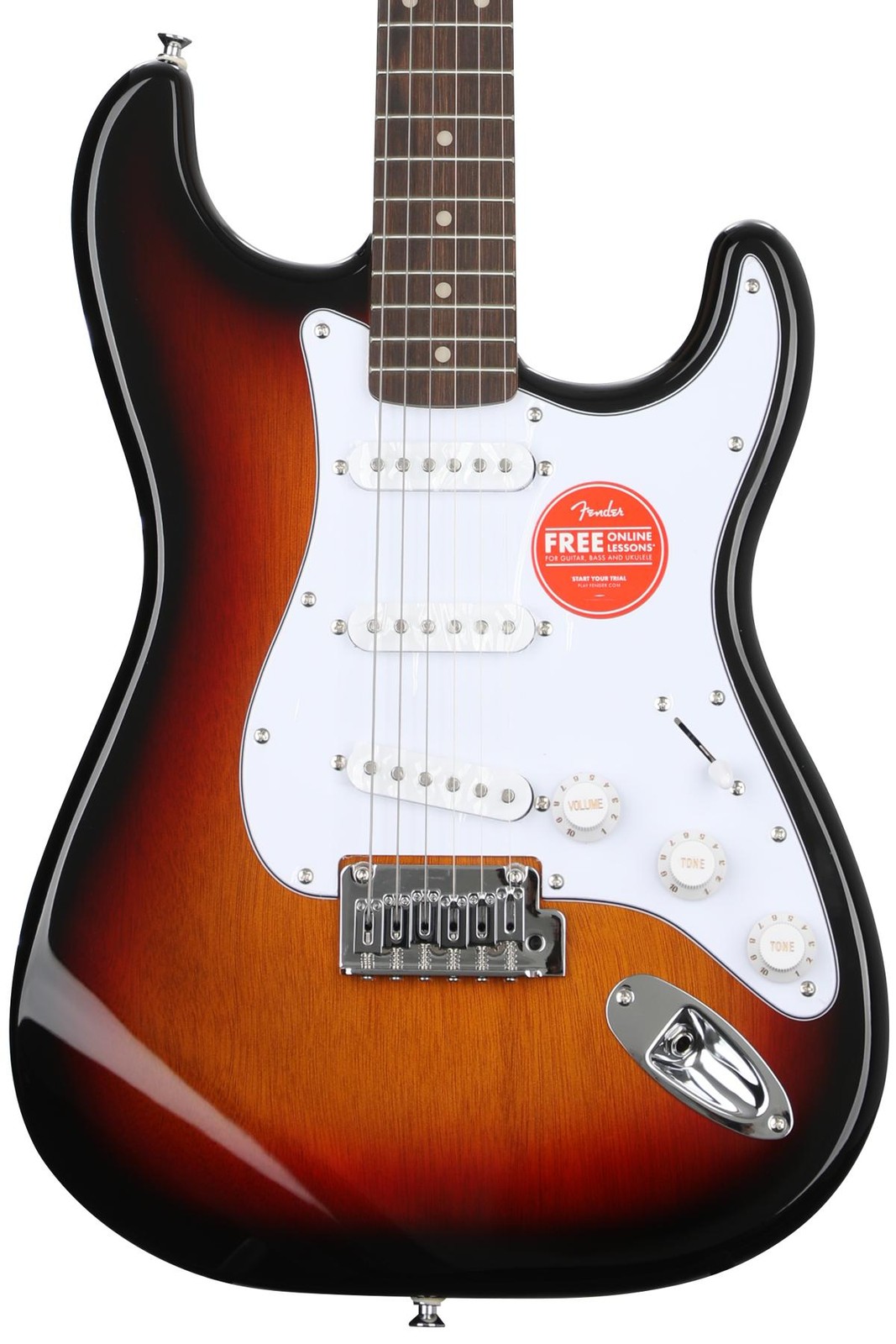 Squier Affinity Series Stratocaster Electric Guitar – 3-Color Sunburst with