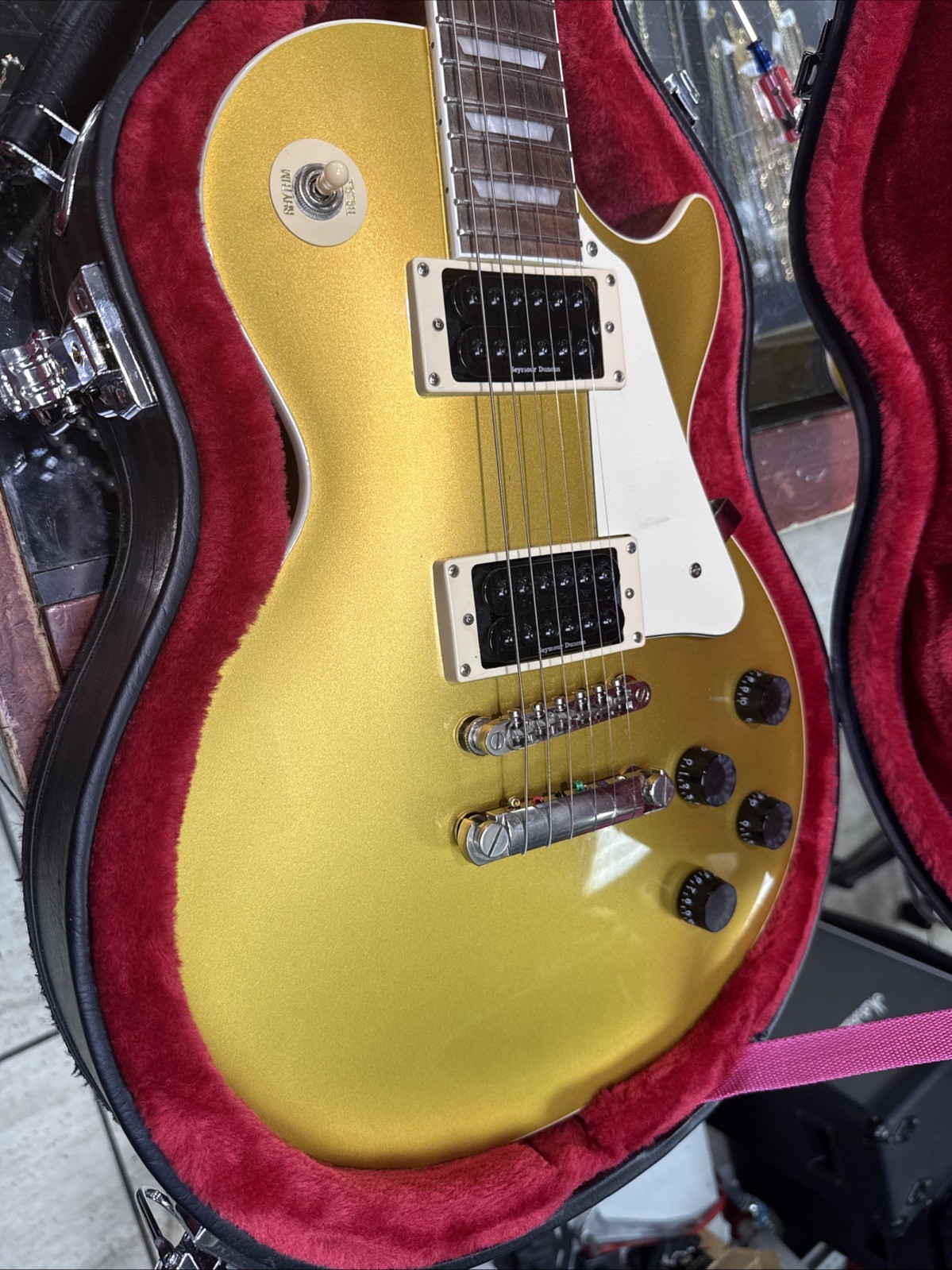 2021 Epiphone Slash Les Paul Gold Top original Hard Case￼