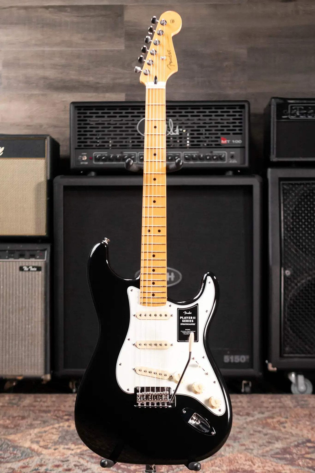 Fender Player II Stratocaster Electric Guitar – Black