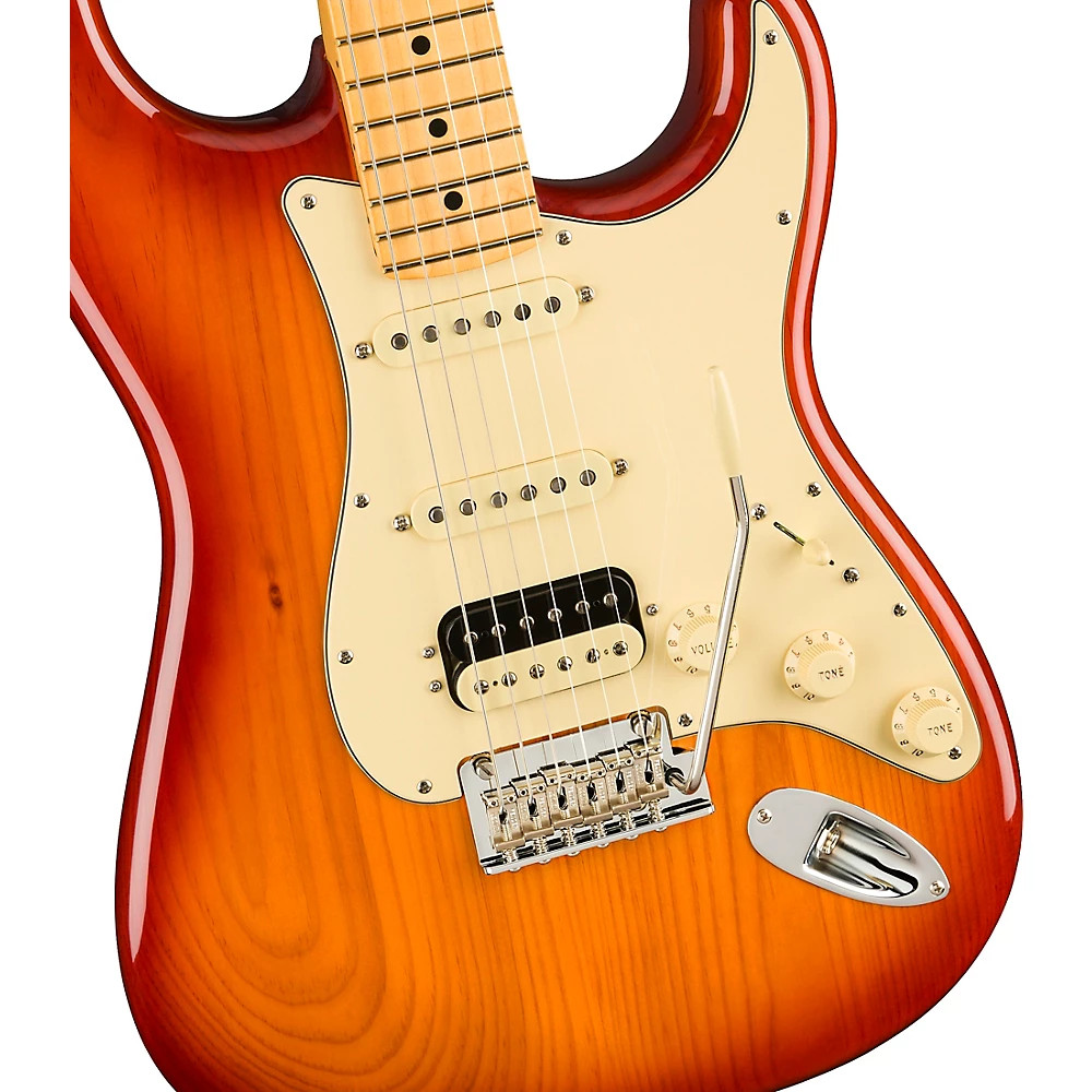 Fender American Professional II Roasted Pine Stratocaster HSS Guitar Sienna Brst