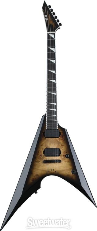 ESP E-II Arrow NT Electric Guitar – Nebula Blackburst, Dent and Scratch