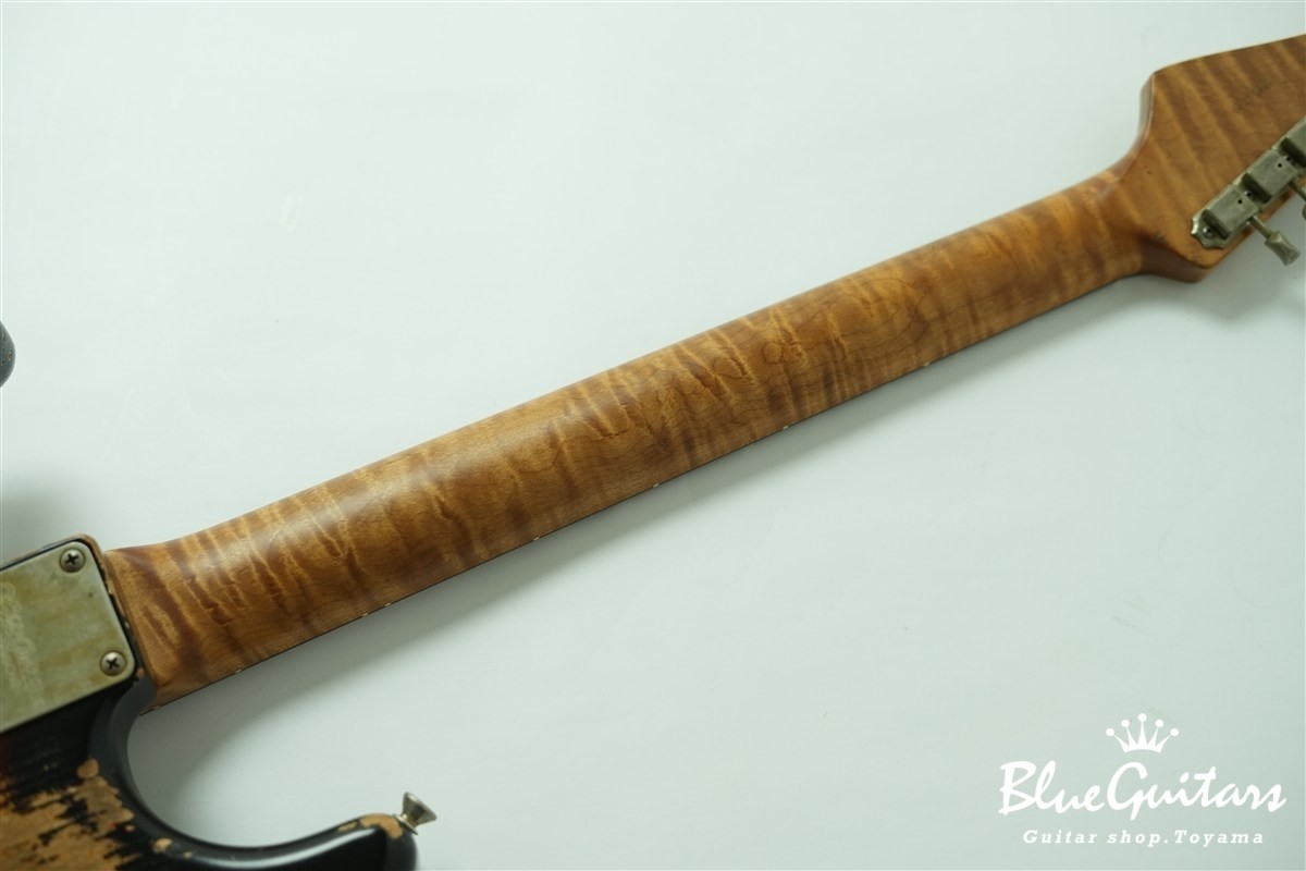 Xotic Xsc-2 – 2 Tone Burst Super Heavy Aged / Alder Roasted Flame Maple Safe del