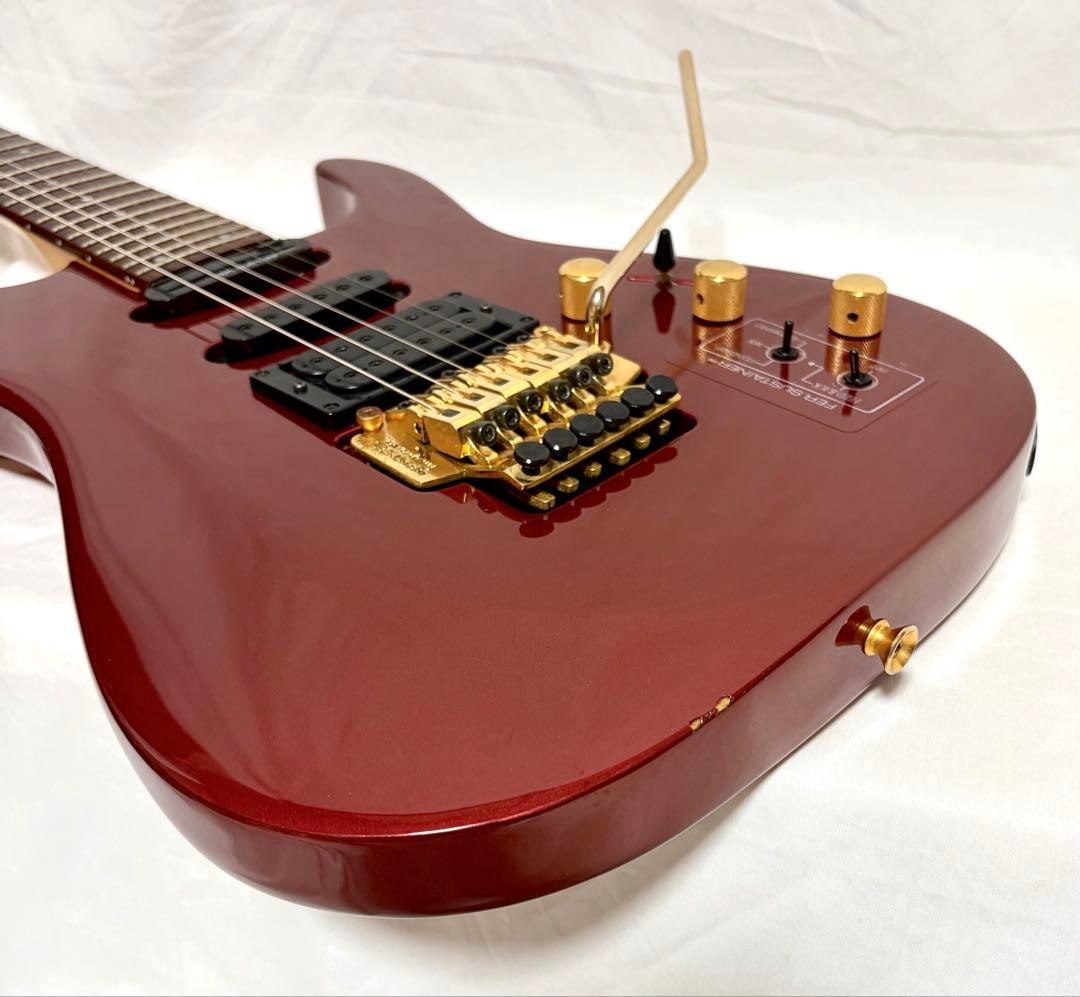 Fernandes FR-85S Sustainer Electric Guitar 1994 Japan Floyd Rose 24 Fret