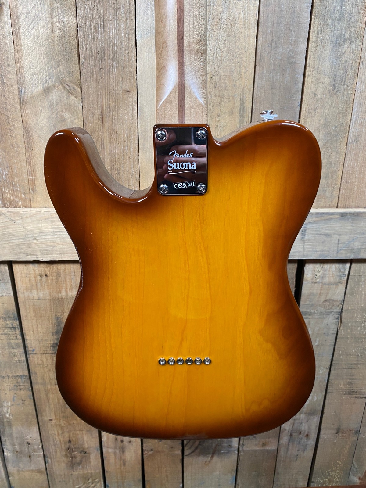 Fender Limited Edition Suona Telecaster Thinline Electric Guitar – Violin Burst