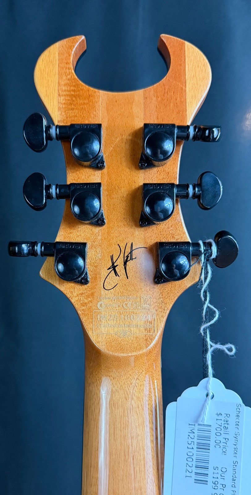 Schecter Synyster Standard Plus Electric Guitar Gloss Natural Finish