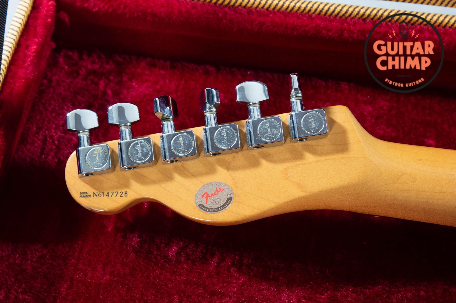 1996 Fender Telecaster Plus V2 Antique Burst Lace Sensor Tweed HSC