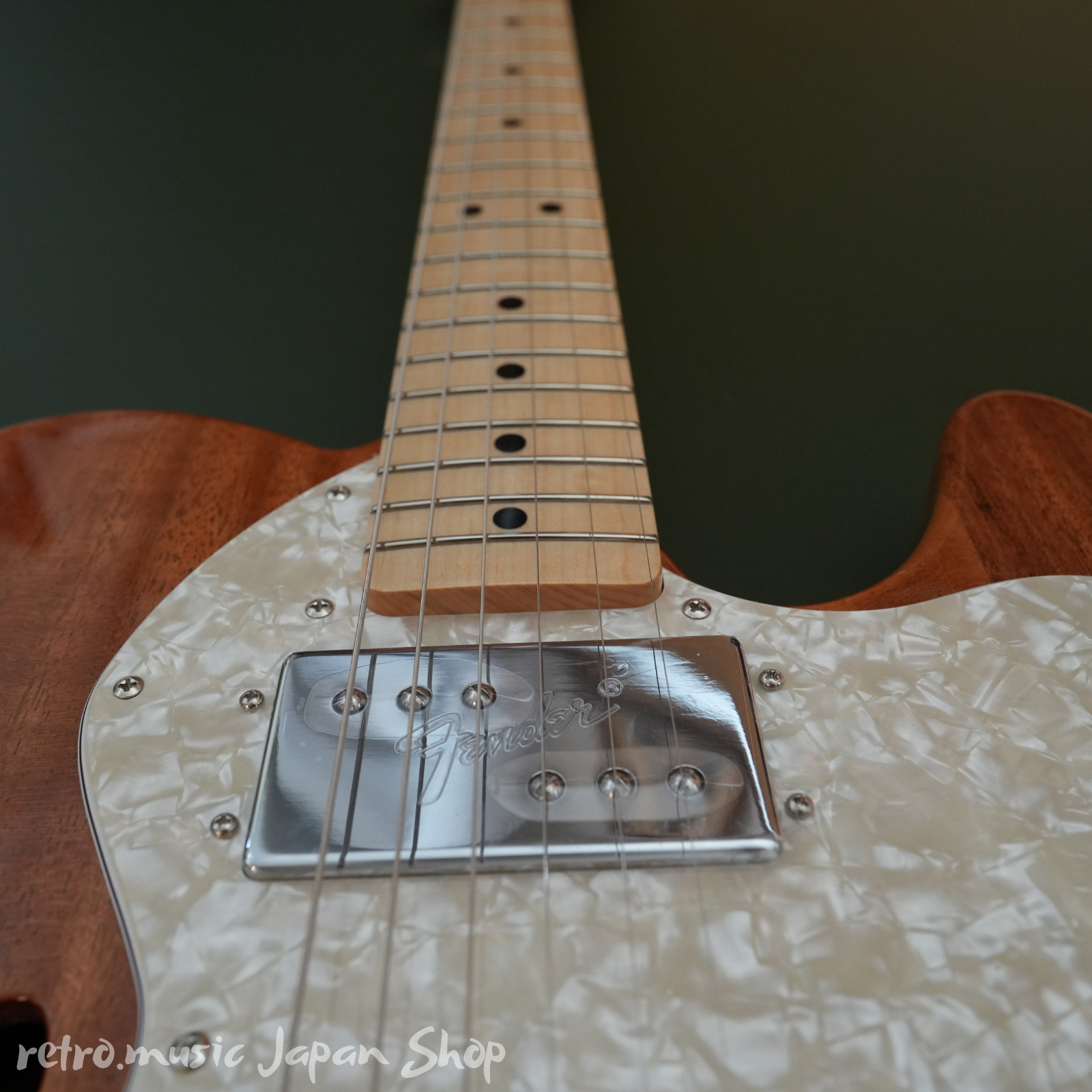 Fender Made in Japan FSR Traditional 70s Telecaster Thinline Natural Mahogany