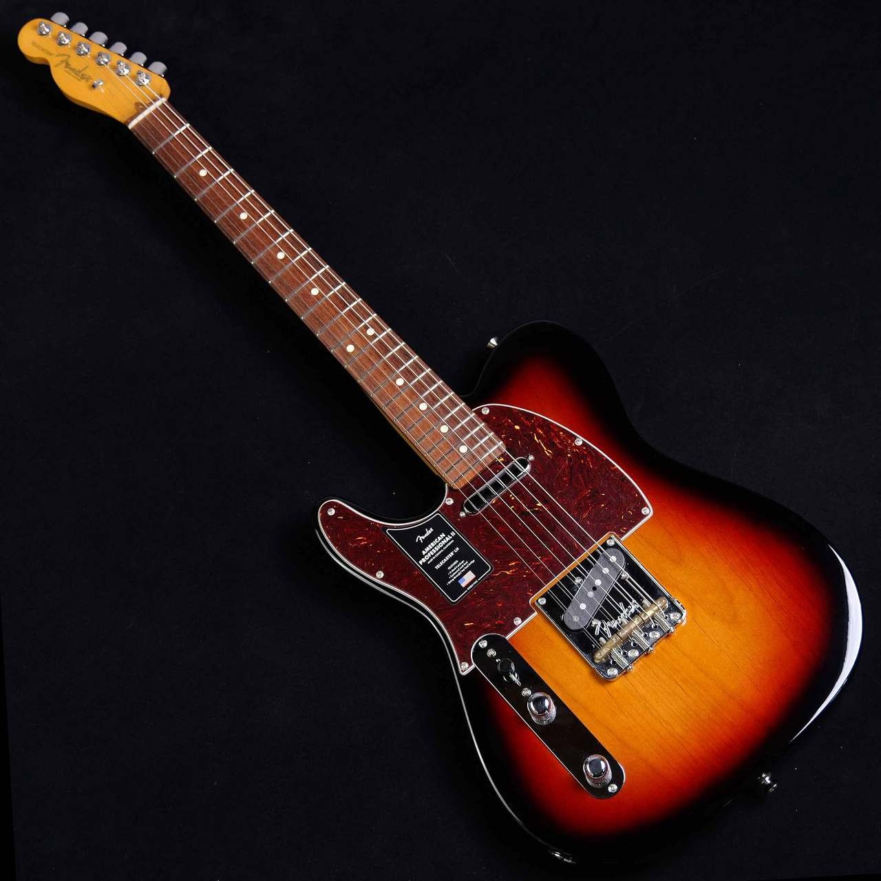 Fender American ProfessionalII Telecaster Left Hand RW 3TSB Electric Guitar 8444