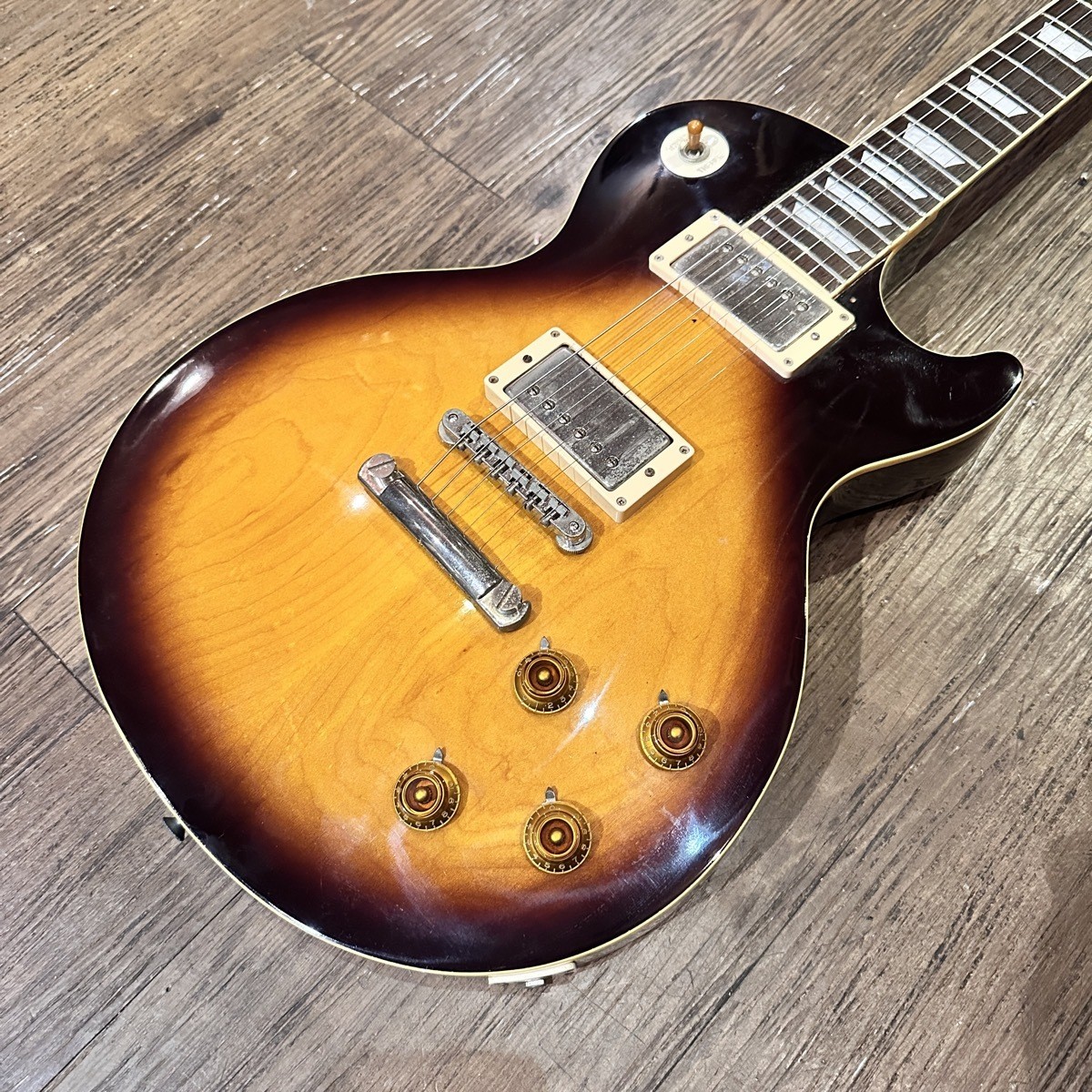 Burny RLG-50 59 Super Grade Les Paul Tobacco Burst 1980s MIJ Flame Maple Japan