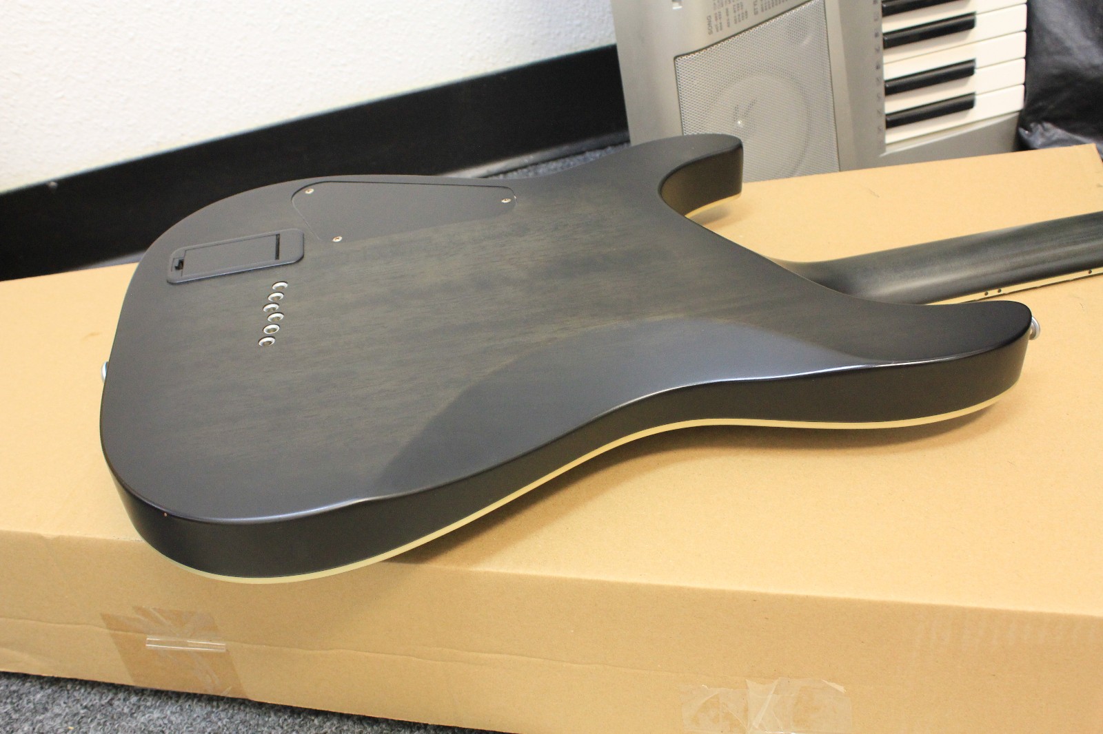 Schecter Research C-1 Platinum Electric Guitar TRP063272 Translucent Black w/Bag