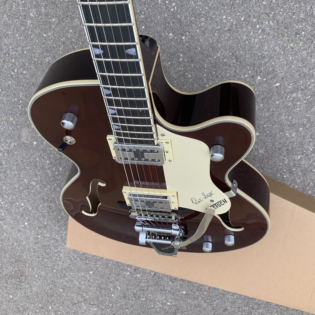 6120 Semi Hollow Body Jazz Electric Guitar With Bigsby System