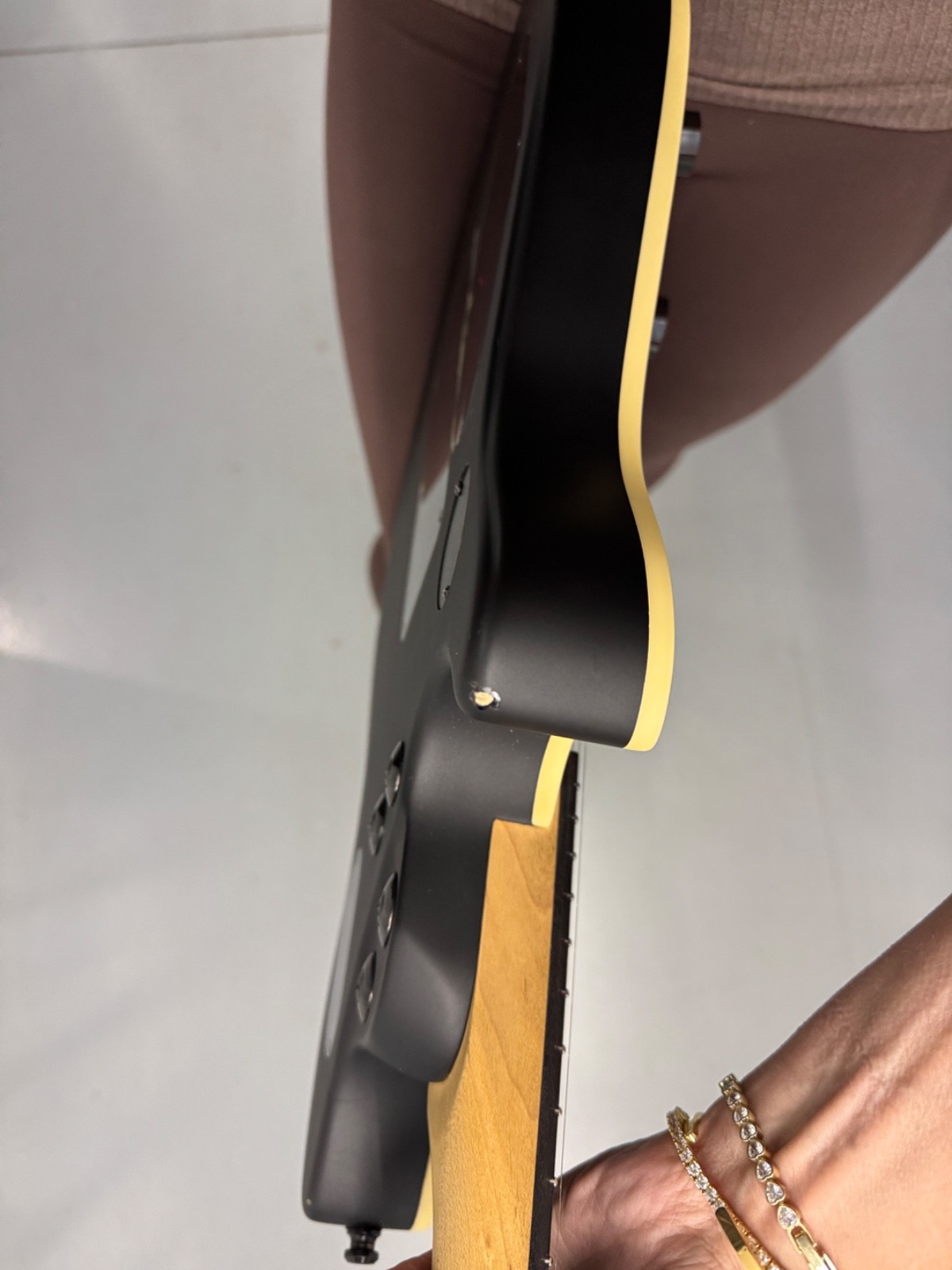 EVH Wolfgang USA Signature Black Stealth Satin / Ebony (Three Finish Cracks)