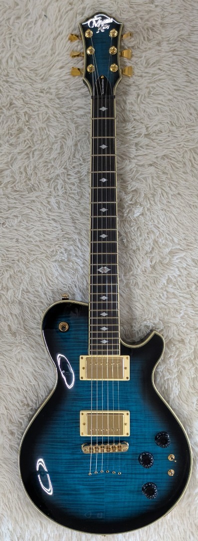 Michael Kelly Patriot Limited SB Mod Shop Custom Electric Guitar, Blue Burst