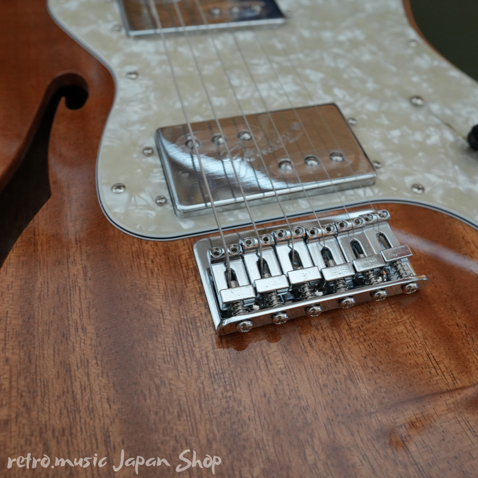 Fender Made in Japan FSR Traditional 70s Telecaster Thinline Natural Mahogany